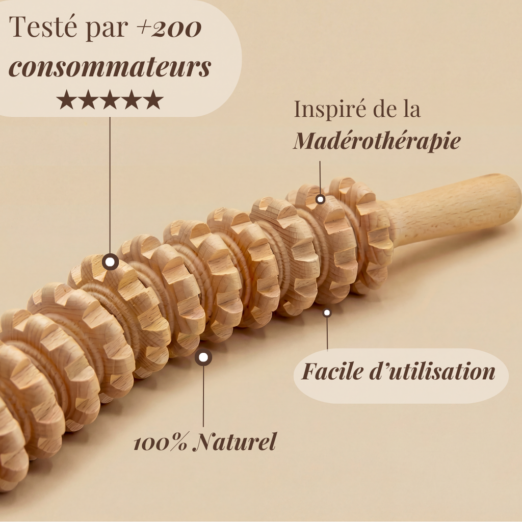 Rouleau Sculptant en Bois