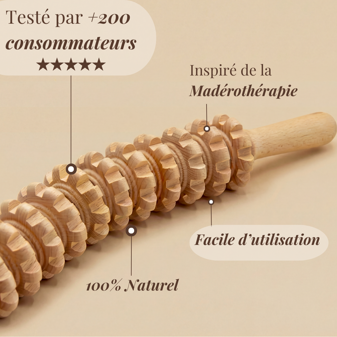 Rouleau Sculptant en Bois