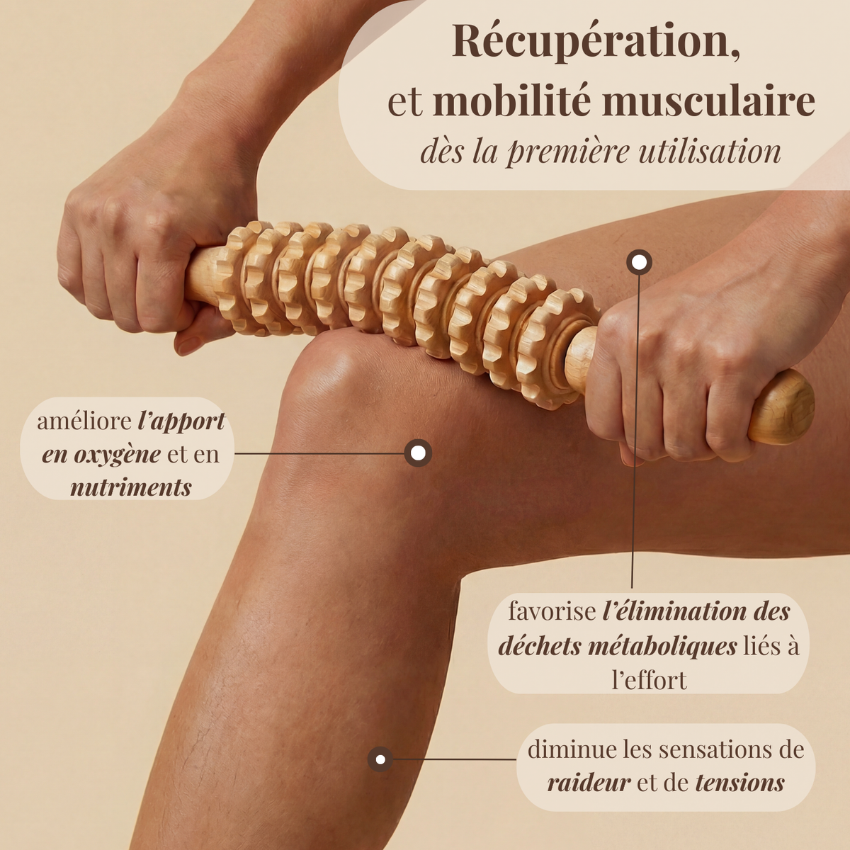 Rouleau Sculptant en Bois