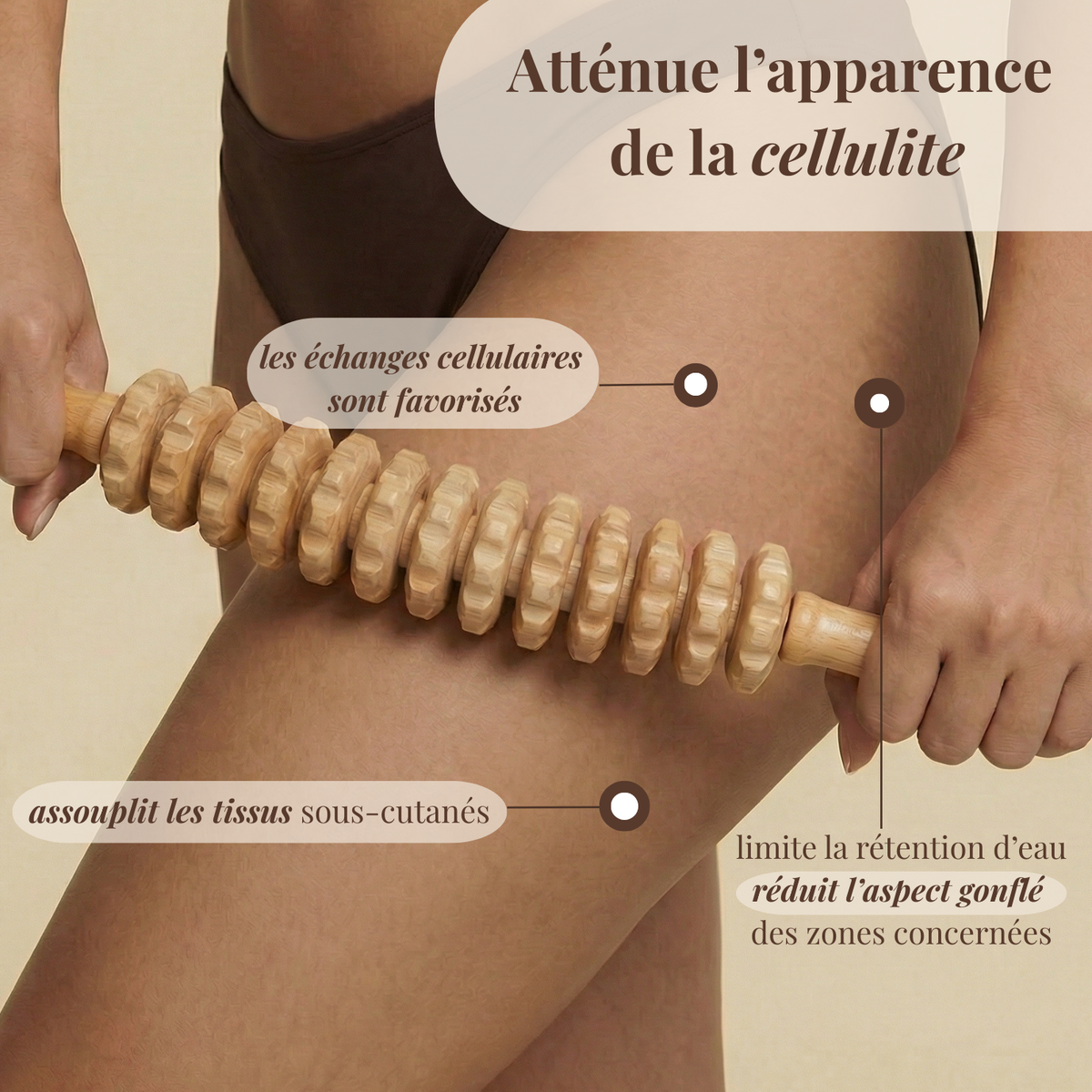 Rouleau Sculptant en Bois